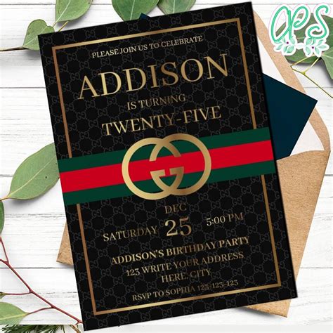 gucci invitation template|printable gucci pattern.